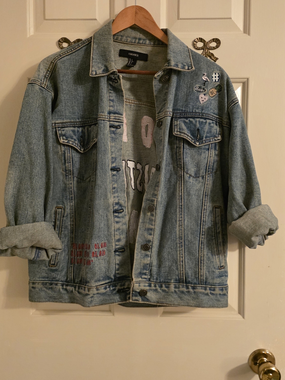 Forever 21 Light Wash Denim Jacket